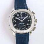Swiss Patek Philippe Aquanaut Flyback Chronograph Series Blue Dial 42.2mm Watch